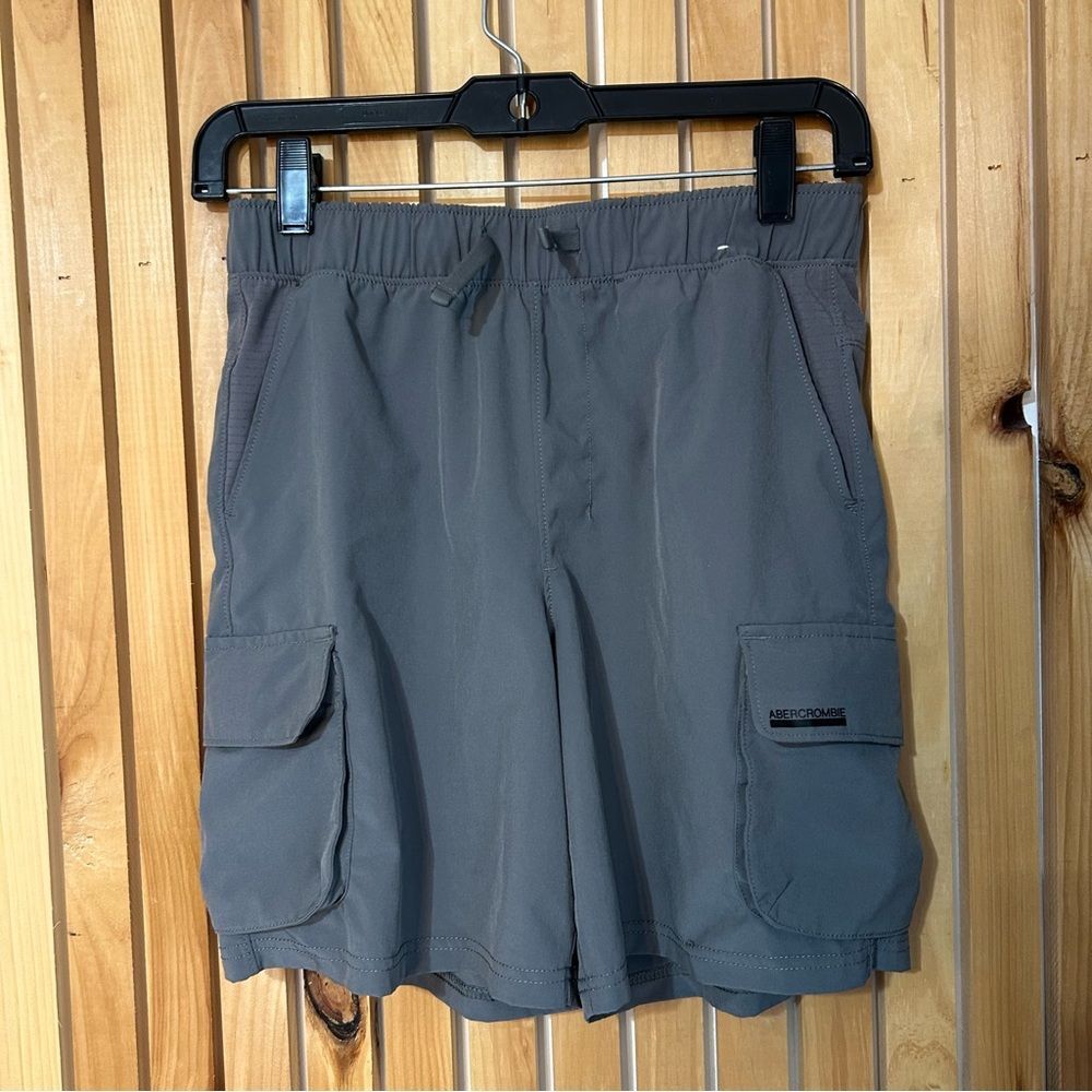 Abercrombie Kids YPB Grey Cargo Shorts Size 13/14